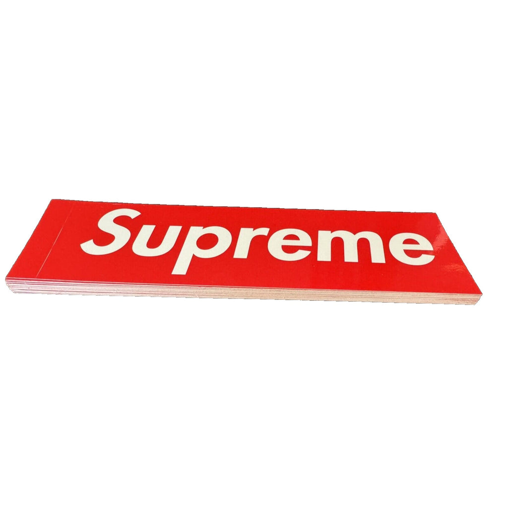 Supreme Red Box Logo Stickers (Lot of 20) 100% Authentic