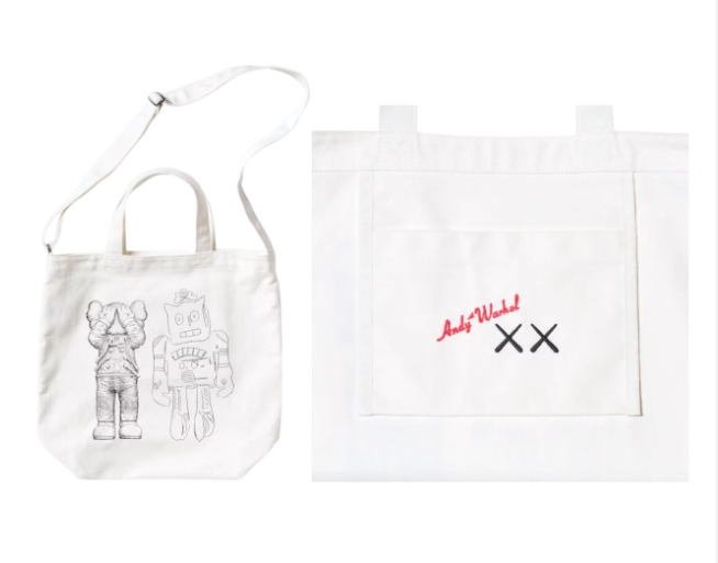 Uniqlo KAWS x Andy Warhol Tote Bag